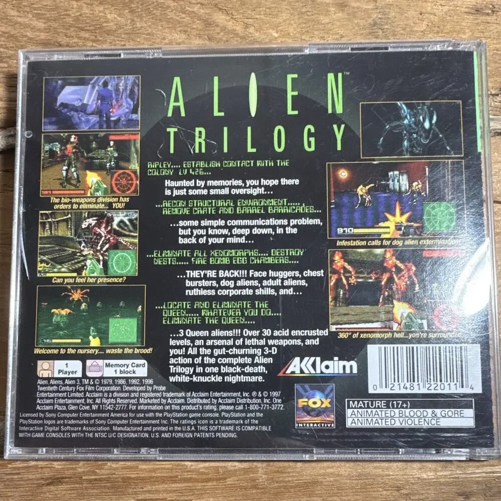 N/A acclaim alien